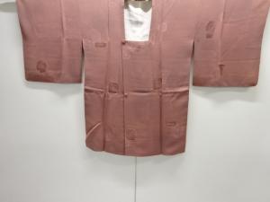 破れ色紙に花模様道行コート